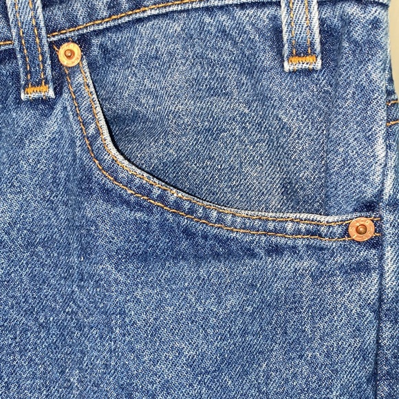 VINTAGE Levi’s 505 Dark Wash Orange Tab 1995 - Picture 8 of 16